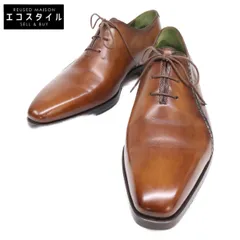 berluti　ベルルッティ　【美品】スカーズ スクリット パティーヌ レザー オックスフォード シューズ　サイズ表記なし