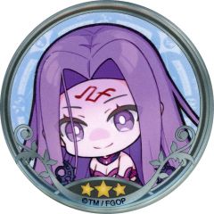 [중고] 배지 핀즈 라이더/메두사 [Fate/Grand Order Servant Art Chronicle - 최종 재임전- 미니 최종 재림 서번트 랜덤 캔 배지 <라이더>]