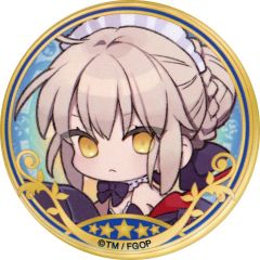 [중고] 배지·핀즈 라이더/알트리아·펜드래곤[오르타] [Fate/Grand Order Servant Art Chronicle - 최종 재임전- 미니 최종 재림 서번트 랜덤 캔 배지 <라이더>]