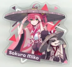 【中古】バッジ・ピンズ さくらみこ(等身) 「バーチャルYouTuber ホロライブ×モンスターハンターワイルズ×CAPCOM CAFE 第二弾 トレーディングアクリルバッジ」