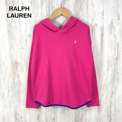 POLO RALPH LAUREN ポロラルフローレン ポニーロゴ刺繡 フーディ プルオーバー ピンク y2k