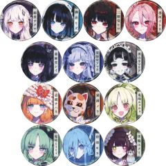 学園アイドルマスター 学マス 雨夜燕 缶バッジ アニカフェ GIGO 初星水族館 学園アイドルマスター 学マス 雨夜燕 缶バッジ アニカフェ GIGO 初星