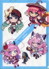[중고] 클리어 파일 집합 A4 클리어 파일 [가상 유튜버 홀로 라이브 × 몬스터 헌터 와일즈 × CAPCOM CAFE 제 2 탄]
