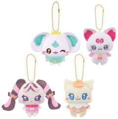 [중고] 봉제인형 마스코트·봉제인형 배지 전 4종 세트 [푸치큐아~Precure Fairies~ 규아~나 캡슐 마스코트 vol.2]