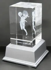 【中古】置物・装飾品 めぐみん 原作版 水着ver. 3Dクリスタル 「この素晴らしい世界に祝福を!」 KDcolle5周年記念グッズ