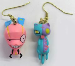 [중고] 액세서리 (비금속) 척 & 호네코 고양이 귀걸이 세트 [팬티 & 스타킹 with 가터 벨트 × Phat! Company × galaxxxy]