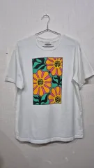 サンドロ フラワー プリンティング 半袖 Tシャツ 白のサムネイル