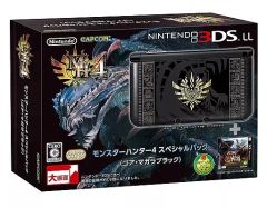 [중고] 닌텐도 3DS 하드 닌텐도 3DSLL 본체 몬스터 헌터 4 사양 고어 마가라 블랙