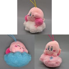 [중고] 봉제인형 마스코트·봉제인형 배지 전 3종 세트 구름 침대의 마스코트 [별의 커비]