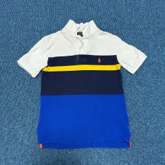ポロ ラルフローレン キッズ カラーブロック 半袖 カラーTシャツ