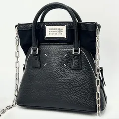 Maison Margiela（メゾンマルジェラ）5AC ミニ 2WAY ハンドバッグ ショルダーバッグ ブラック レザー チェーン レディース S56WG0082【中古】のサムネイル