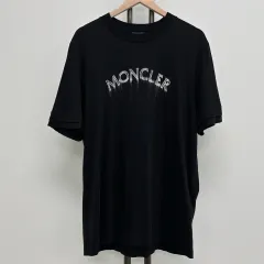 L モンクレール ブラックワッペン 半袖Tシャツ
