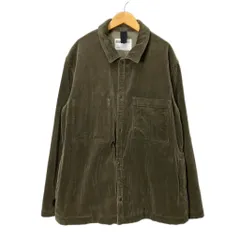 マーガレットハウエル MHL. コーデュロイカバーオール ジャケット L カーキ 596-1225506のサムネイル