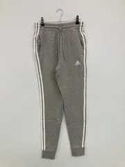 adidas アディダス スウェットパンツ S グレー 無地 ワンポイント ブランドロゴ ライン柄 スタンダード レギュラー ウエストゴム・紐 レディースのサムネイル
