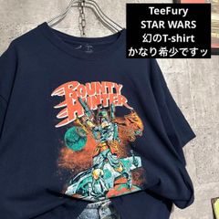 US 헌옷 TeeFury T 셔츠 L 감색 스타 워즈 보바펫 영화