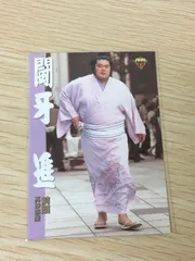ux428 BBM大相撲 大相撲 カード 闘牙進 トレカ 92 1999 BBM 前頭 高砂部屋 着物姿のサムネイル