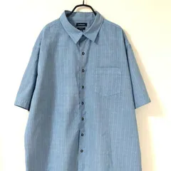 Croft & Barrow 半袖シャツ XL ビッグシルエット ブルー系 軽量