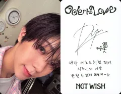 【中古】コレクションカード(男性) NCT WISH/リョウ(RYO)/裏面印刷サイン、メッセージ入り/CD「Ode to Love」(Package Eros Ver.)封入フォトカード