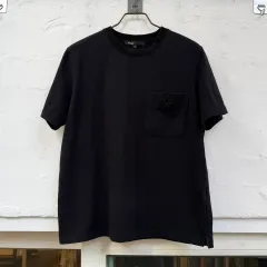 Maje マージュ 刺繍 ポケット 半袖T ブラック 1のサムネイル