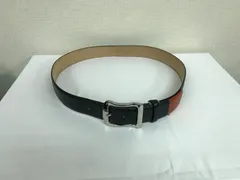 本物オロビアンコOrobianco本革レザー本革レザーベルトビジネススーツメンズレディース旅行トラベルビジネスワークミリタリースーツ紺ネイビーのサムネイル