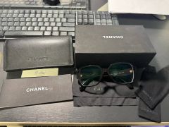 極美品 CHANEL ハートスクエア ブルーライトカットグラス - メルカリ