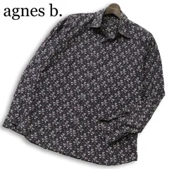 agnes b. アニエスベー 通年 コットン100％★ 長袖 花柄 総柄 ボタンダウン シャツ 日本製 Sz.L メンズのサムネイル