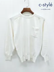 C967 [人気] Christian Dior SPORTS クリスチャンディオールスポーツ セーター M ホワイト 綿100% K2301 レディース | ★のサムネイル