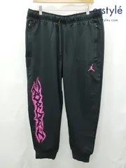 T722 [未使用品] JORDAN ジョーダン パンツ XXL ブラック NIKE | ★のサムネイル