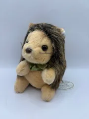 【希少・紙タグ付き】ファースト社 ハリネズミ ぬいぐるみ 昭和レトロ 当時物のサムネイル