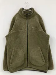 Columbia コロンビア ブルゾン L カーキ ボア 裏起毛 無地 ブランドロゴ ミドル丈 フードなし ジップアップ メンズのサムネイル