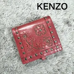 kENZO ケンゾー 二つ折り財布 レザー スタッズデザインのサムネイル