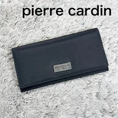 pierre cardin ピエールカルダン 長財布 ナイロン ブラック プレートロゴのサムネイル