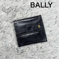 BALLY バリー コインケース 小銭入れ レザー ブラック Bロゴ イタリア製