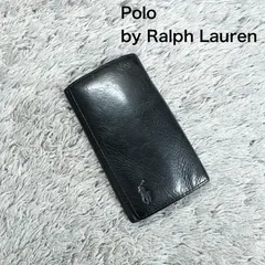 Polo by Ralph Lauren ポロバイラルフローレン 5連 キーケース レザー ブラックのサムネイル