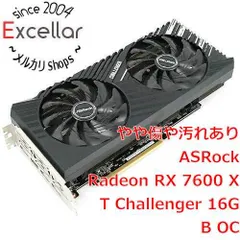 bn:9] ASRock製グラボ Radeon RX 7600 XT Challenger 16GB OC PCIExp