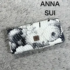 ANNA SUI アナスイ 長財布 モノクロ プレートロゴのサムネイル