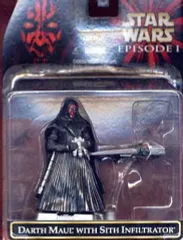 【中古】フィギュア ダース・モール with シス・インフェルトレーター 「スター・ウォーズ エピソード1」 フィギュア with トロフィー ビークル