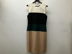 未着用】FENNELノースリーブ スクエアブロックワンピース 38 - メルカリ
