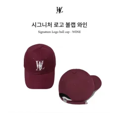 新品 WOOALONG ウアロン シグネチャー ボールキャップ ワイン sのサムネイル