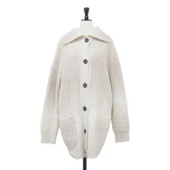 【美品】ROBERTO COLLINA ロベルトコリーナ カーディガン ベージュ サイズ:S | 23秋冬 ビッグカラー ロング カーディガン / ニット | 長袖 襟付き グラデーション ウール | トップス セーター | イタリア製【レディース】【中古】のサムネイル