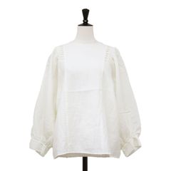 MUVEIL ミュベール ボリュームスリーブ ピンタックブラウス - メルカリ