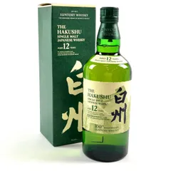【東京都内限定お届け】 サントリー SUNTORY 白州 12年 シングルモルト 100周年記念 700ml 国産ウイスキー 【古酒】のサムネイル