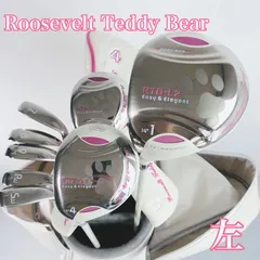 レディース レフティ 左利き Roosevelt Teddy Bear ルーズベルトテディベア RTB-L2 ゴルフクラブセット ゴルフセット クラブセット 初心者 入門  パター付 安価  85Y-43のサムネイル