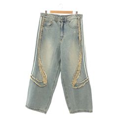 新品・サイズ40㌅】adidas チームガイストワイドデニムパンツ ユニ 