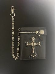 クロムハーツ 財布 黒 ノベルティ スタッズ - メルカリ