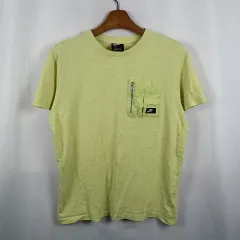 ナイキ ライム ワンポケット コットン 半袖Tシャツ L