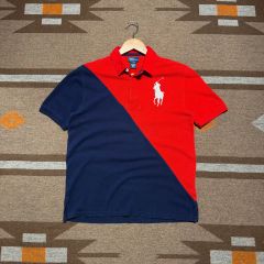 Polo Ralph Lauren ポロシャツ CHICAGO 黒 S 短丈 - メルカリ