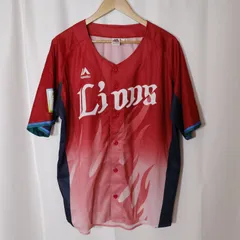 w^)b 埼玉西武ライオンズ Lions ベースボールシャツ XLサイズ