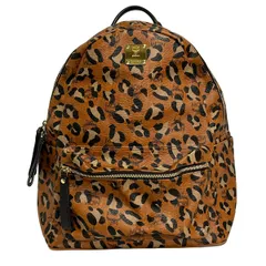 MCM(エムシーエム) リュックサック スタークヴィセトスバックパック41 MWK2AXV15CO001 ダークブラウン×ブラウン×黒 豹柄のサムネイル