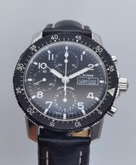 中古 ジャンニ ヴェルサーチ GAINNI VERSACE クロノグラフ4198/00AC FM 